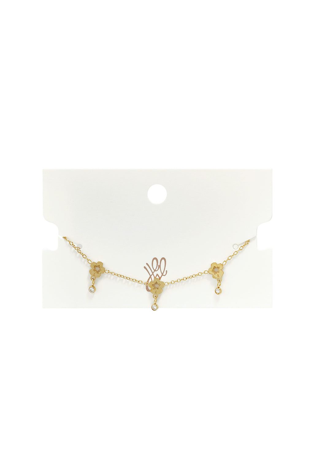 Roestvrijstalen bedelarmbanden met bloemmotief, eenvoudige dagelijkse sieradenserie voor dames.